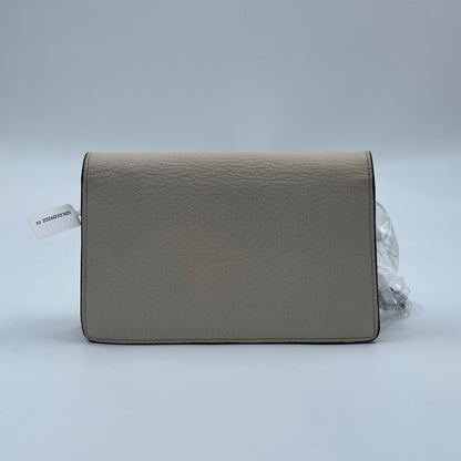 Gucci Dionysus Super Mini Shoulder Bag in Cream Leather
