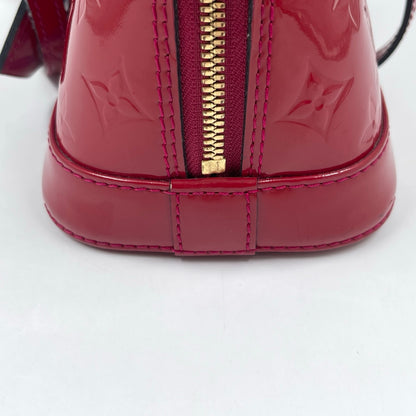 Louis Vuitton Alma BB Monogram Vernis in Pomme d’Amour