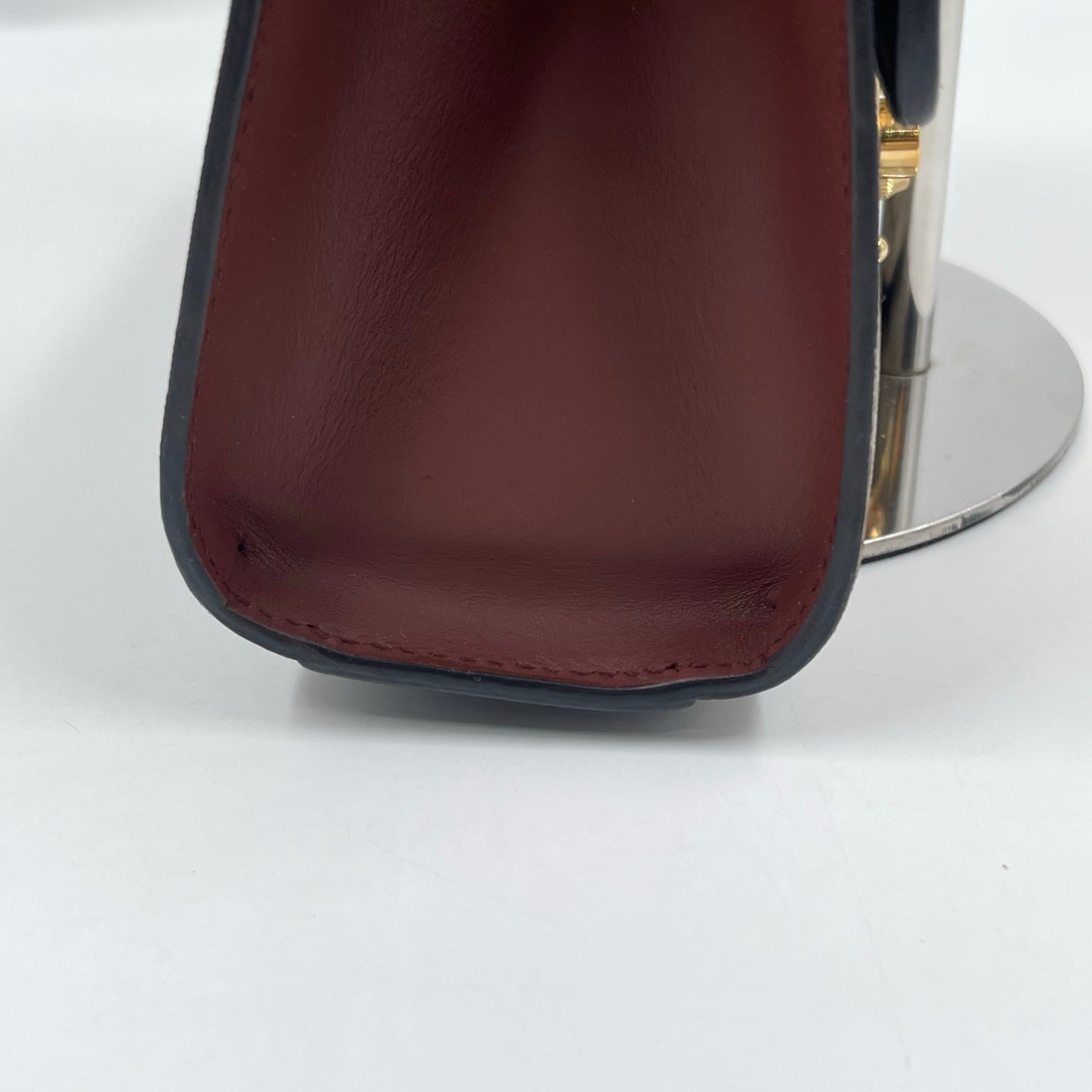 Gucci Padlock Small Shoulder Bag in GG Supreme Canvas Ebony