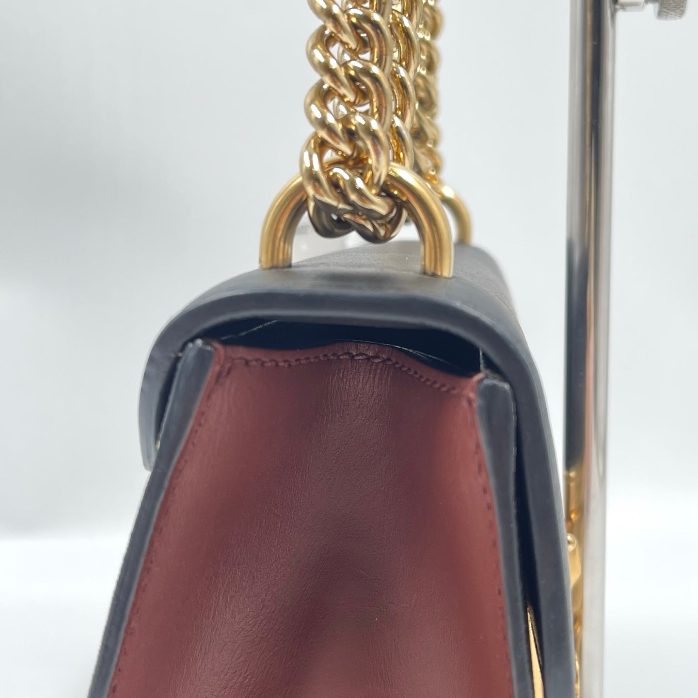 Gucci Padlock Small Shoulder Bag in GG Supreme Canvas Ebony
