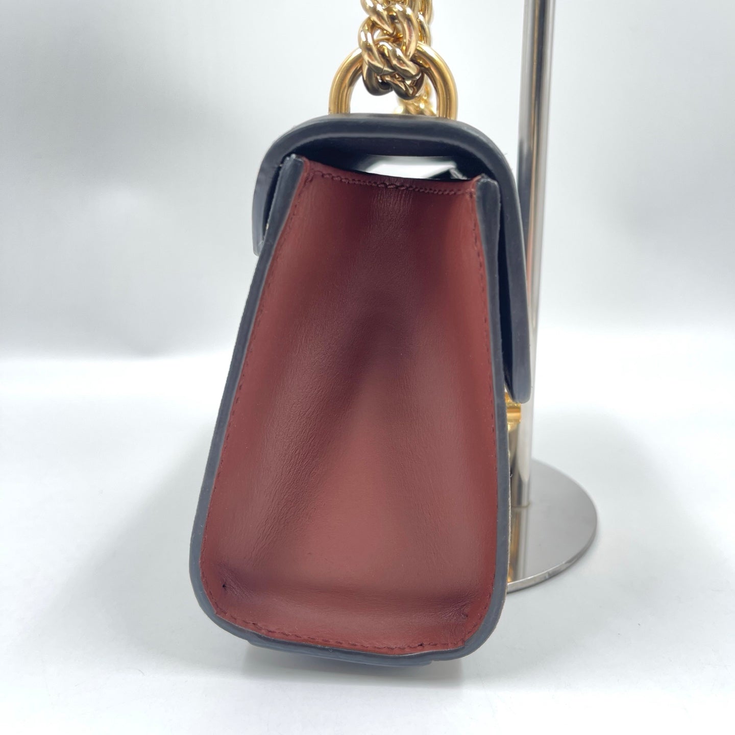 Gucci Padlock Small Shoulder Bag in GG Supreme Canvas Ebony