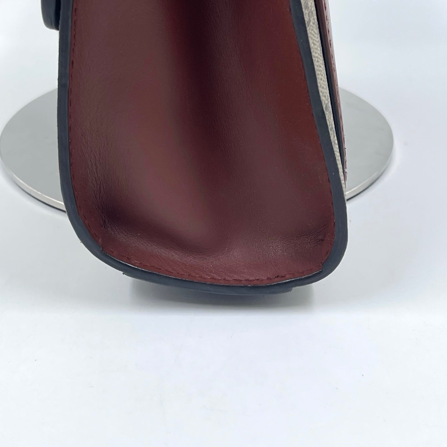 Gucci Padlock Small Shoulder Bag in GG Supreme Canvas Ebony