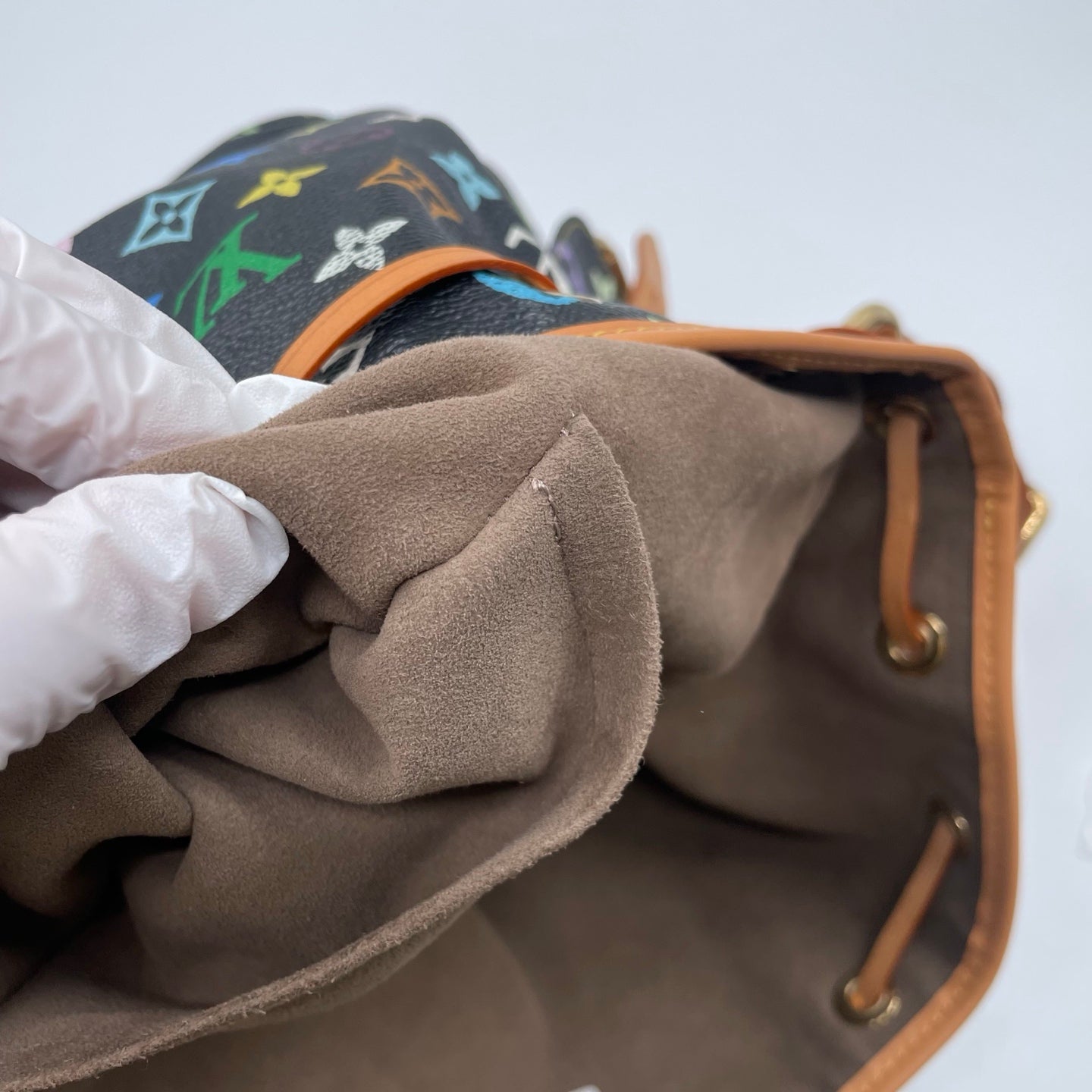 Louis Vuitton x Takashi Murakami Monogram Multicolore Petit Noé in Black