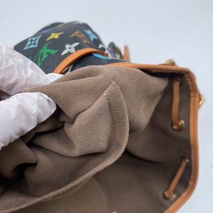 Louis Vuitton x Takashi Murakami Monogram Multicolore Petit Noé in Black