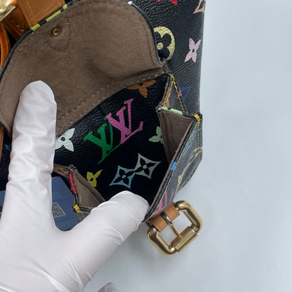 Louis Vuitton x Takashi Murakami Monogram Multicolore Petit Noé in Black