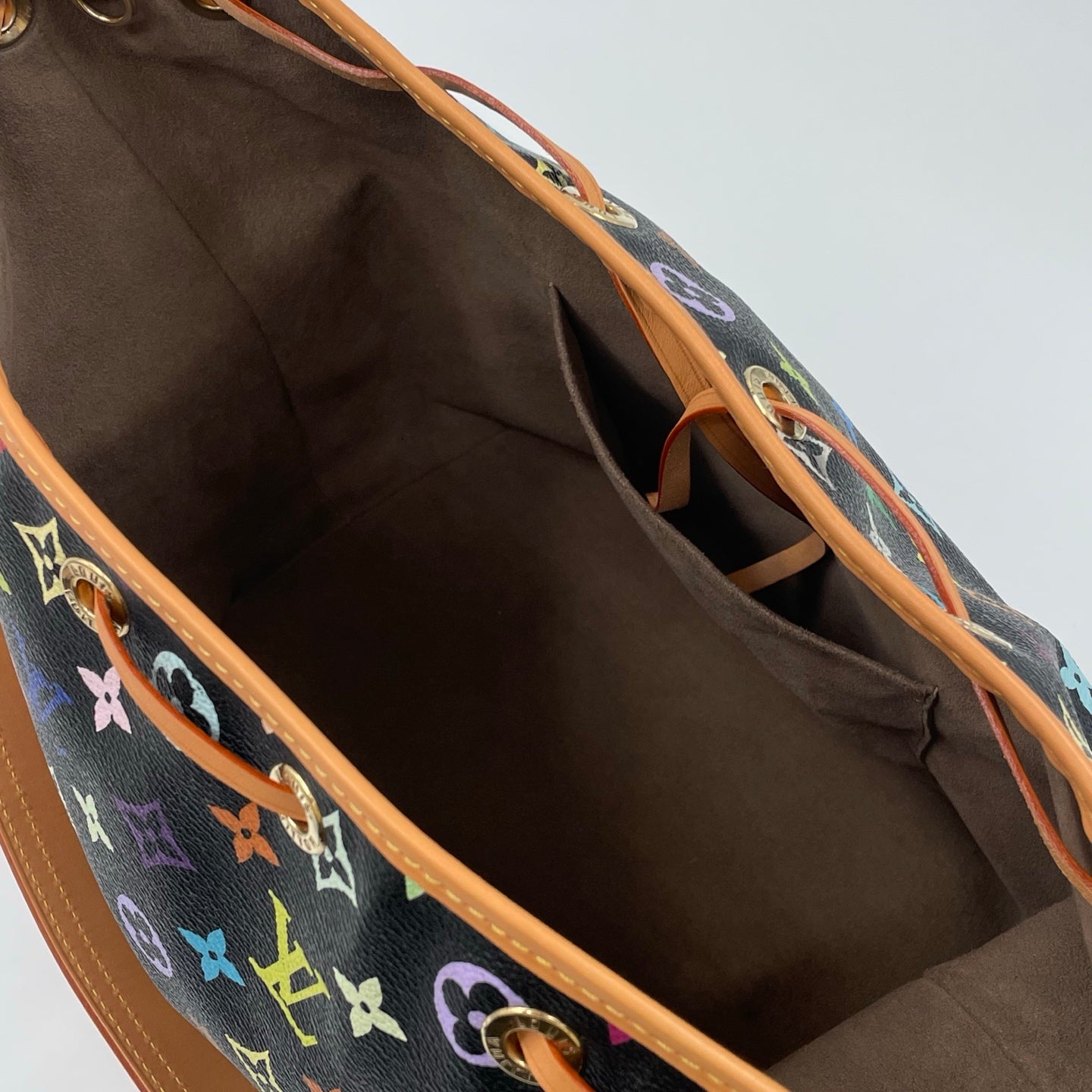 Louis Vuitton x Takashi Murakami Monogram Multicolore Petit Noé in Black