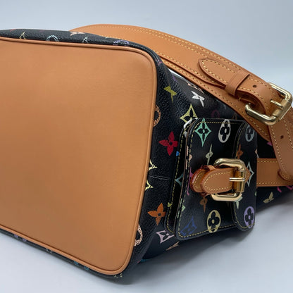 Louis Vuitton x Takashi Murakami Monogram Multicolore Petit Noé in Black