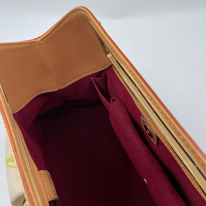 Louis Vuitton x Takashi Murakami Monogram Multicolore Judy GM in White