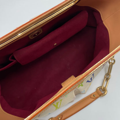 Louis Vuitton x Takashi Murakami Monogram Multicolore Judy GM in White