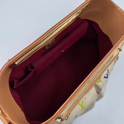 Louis Vuitton x Takashi Murakami Monogram Multicolore Judy GM in White