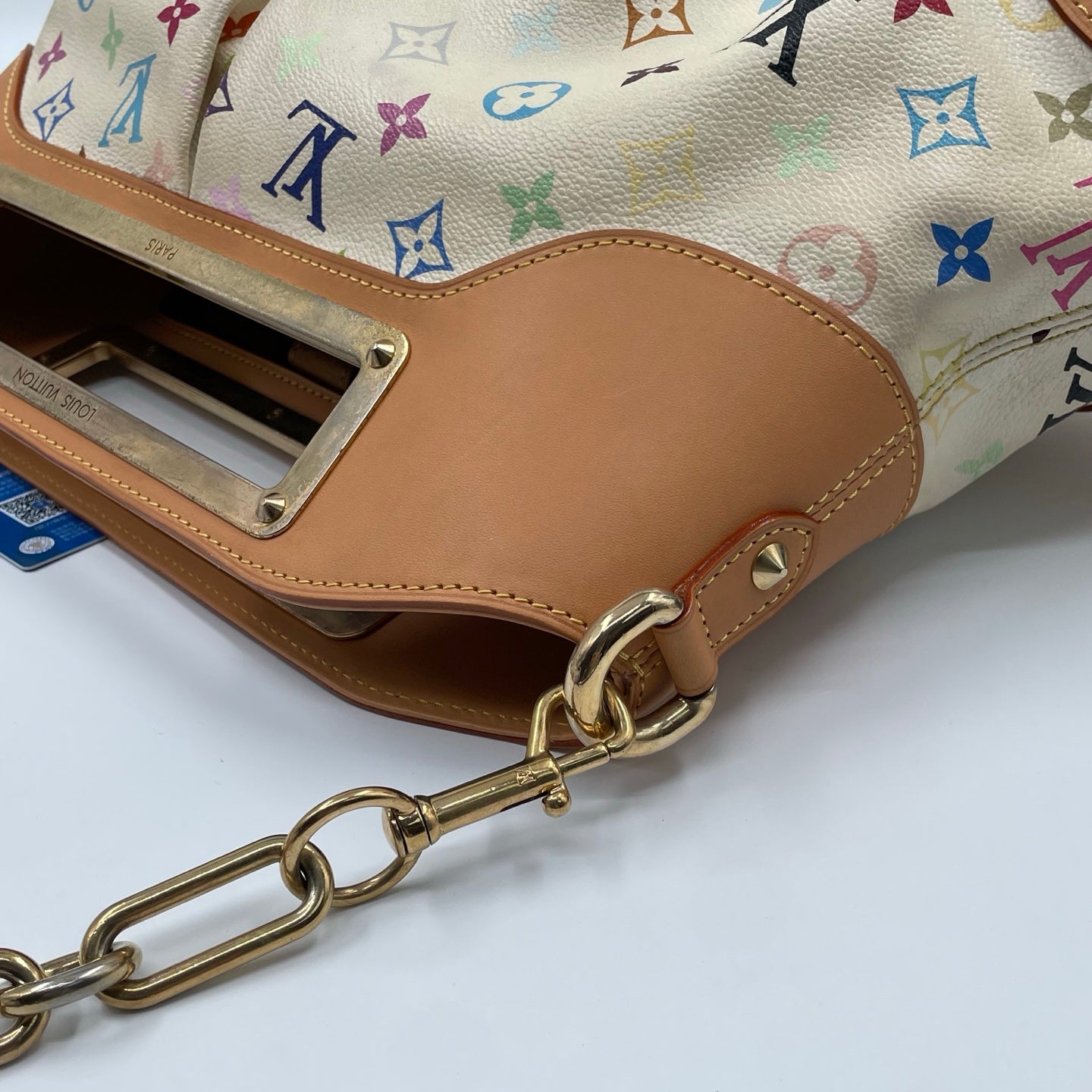 Louis Vuitton x Takashi Murakami Monogram Multicolore Judy GM in White