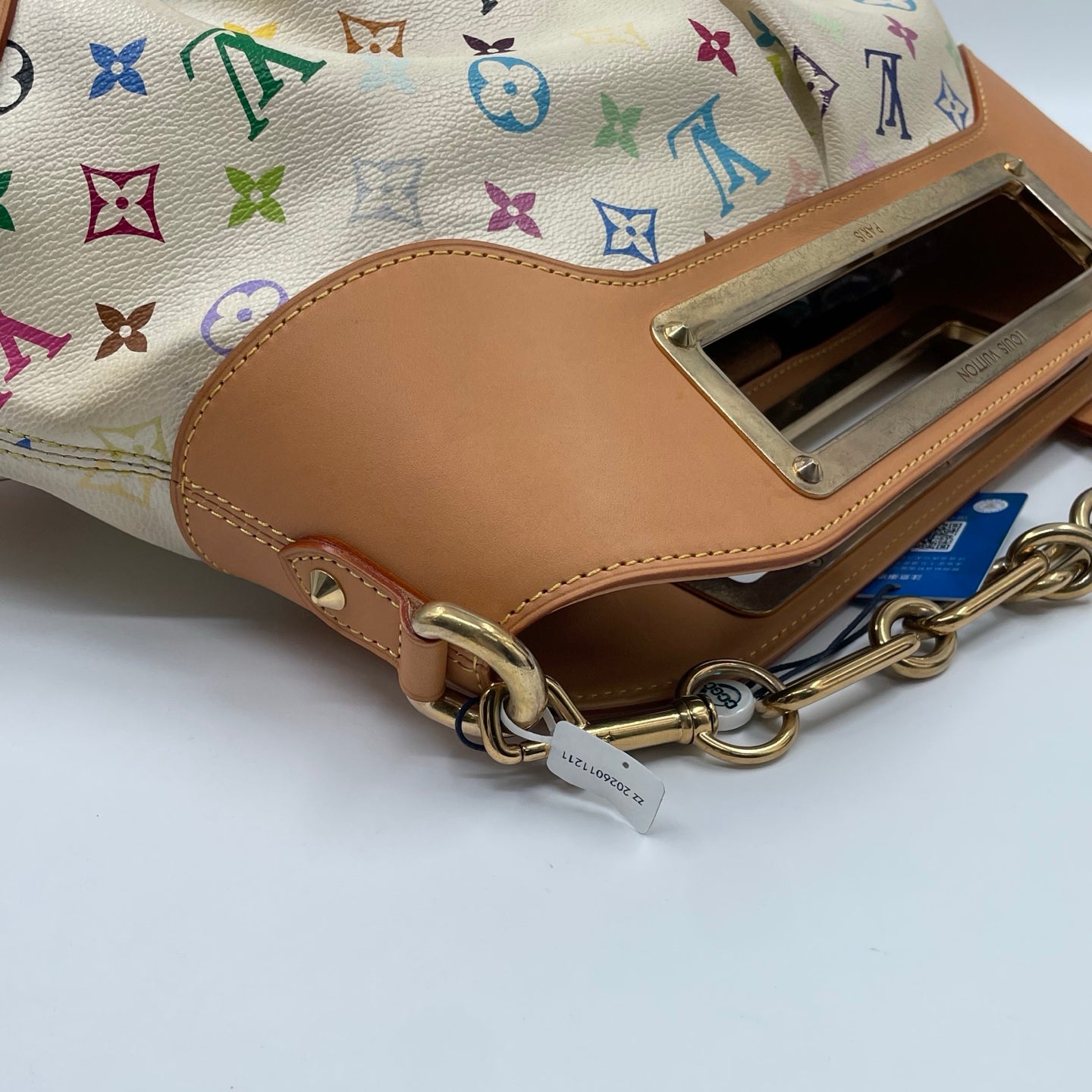 Louis Vuitton x Takashi Murakami Monogram Multicolore Judy GM in White