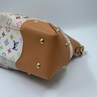 Louis Vuitton x Takashi Murakami Monogram Multicolore Judy GM in White