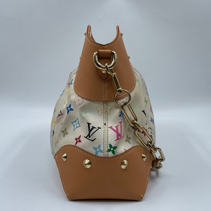Louis Vuitton x Takashi Murakami Monogram Multicolore Judy GM in White