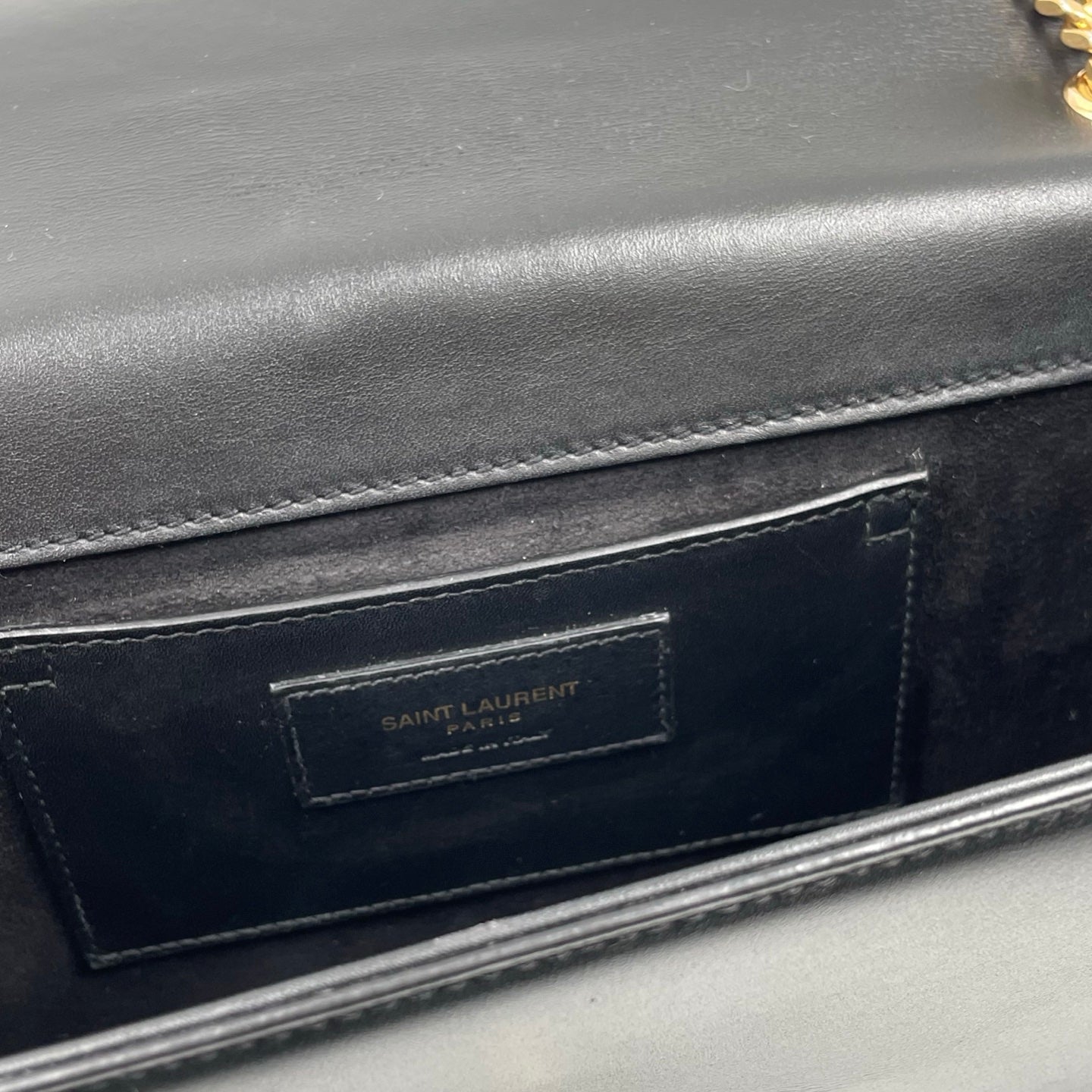 Saint Laurent Medium Kate Tassel Shoulder Bag in Black