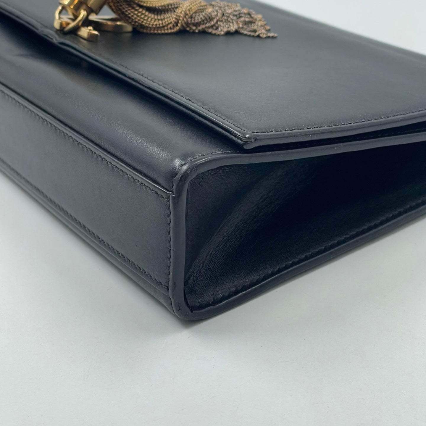Saint Laurent Medium Kate Tassel Shoulder Bag in Black