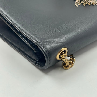 Saint Laurent Medium Kate Tassel Shoulder Bag in Black