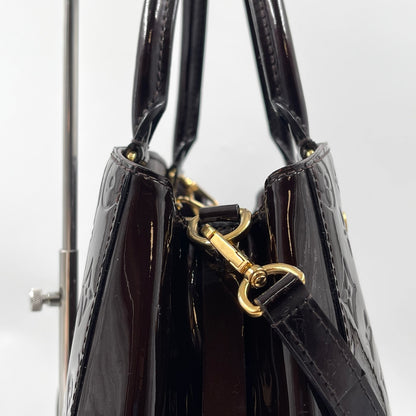 Louis Vuitton Montaigne MM Monogram Vernis in Amarante