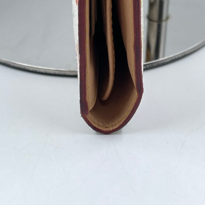 Louis Vuitton x Takashi Murakami Monogram Multicolore Eugénie Wallet in White