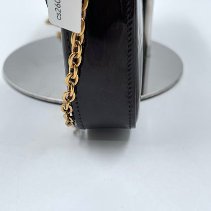 Louis Vuitton Félicie Pochette Monogram Vernis in Amarante