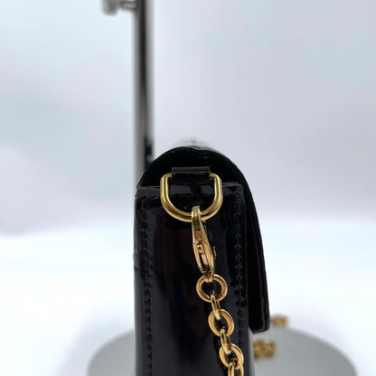 Louis Vuitton Félicie Pochette Monogram Vernis in Amarante