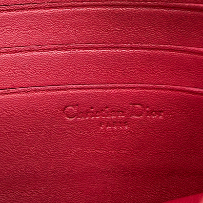 Dior Miss Dior Promenade Pouch Cannage Red Lambskin