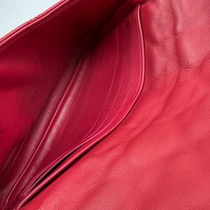 Dior Miss Dior Promenade Pouch Cannage Red Lambskin