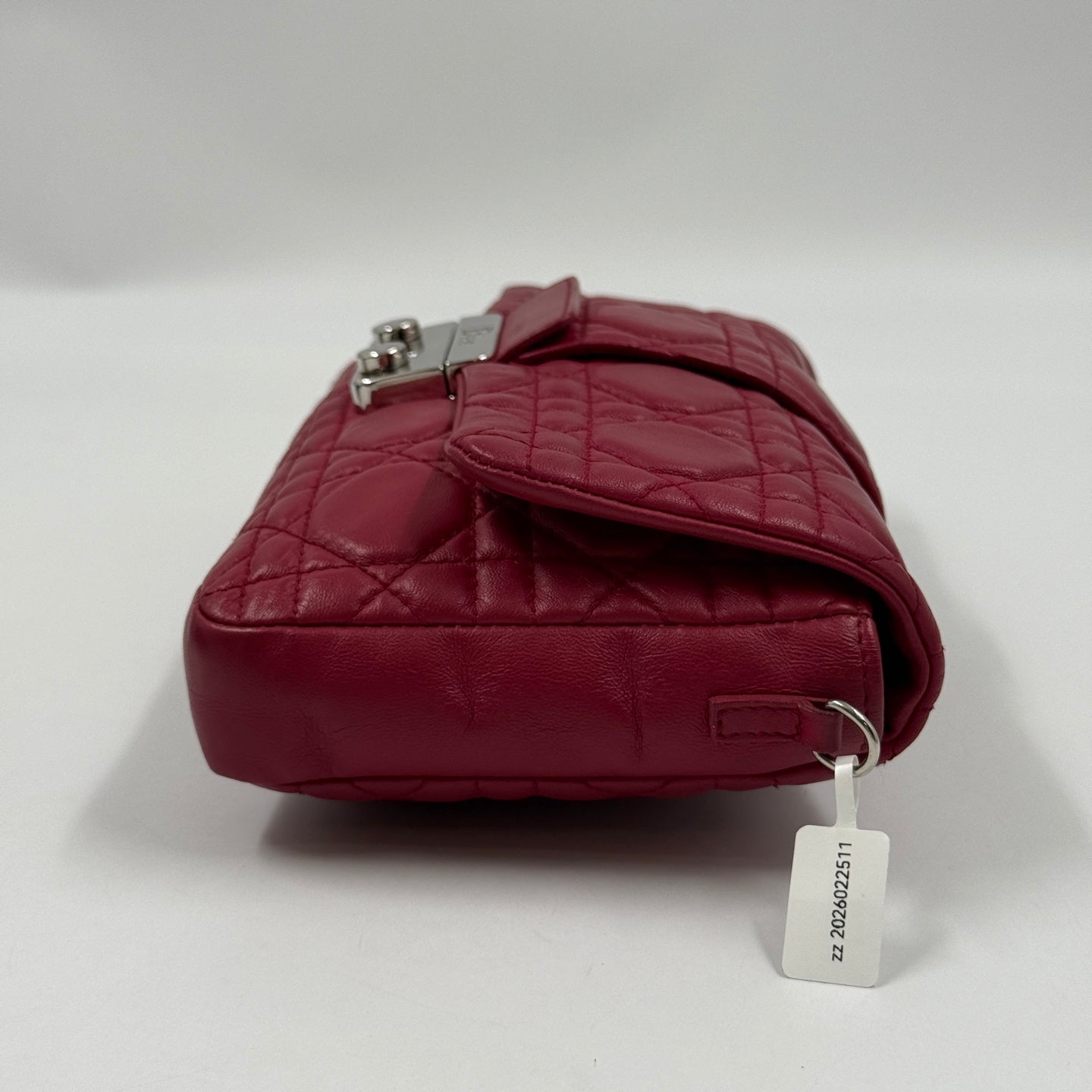 Dior Miss Dior Promenade Pouch Cannage Red Lambskin