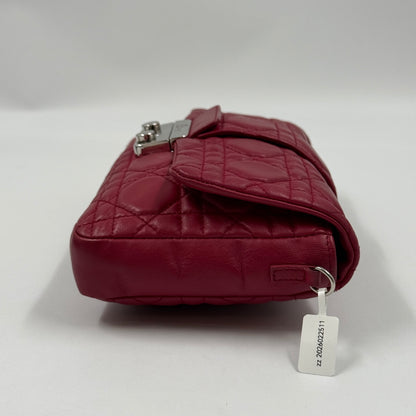 Dior Miss Dior Promenade Pouch Cannage Red Lambskin
