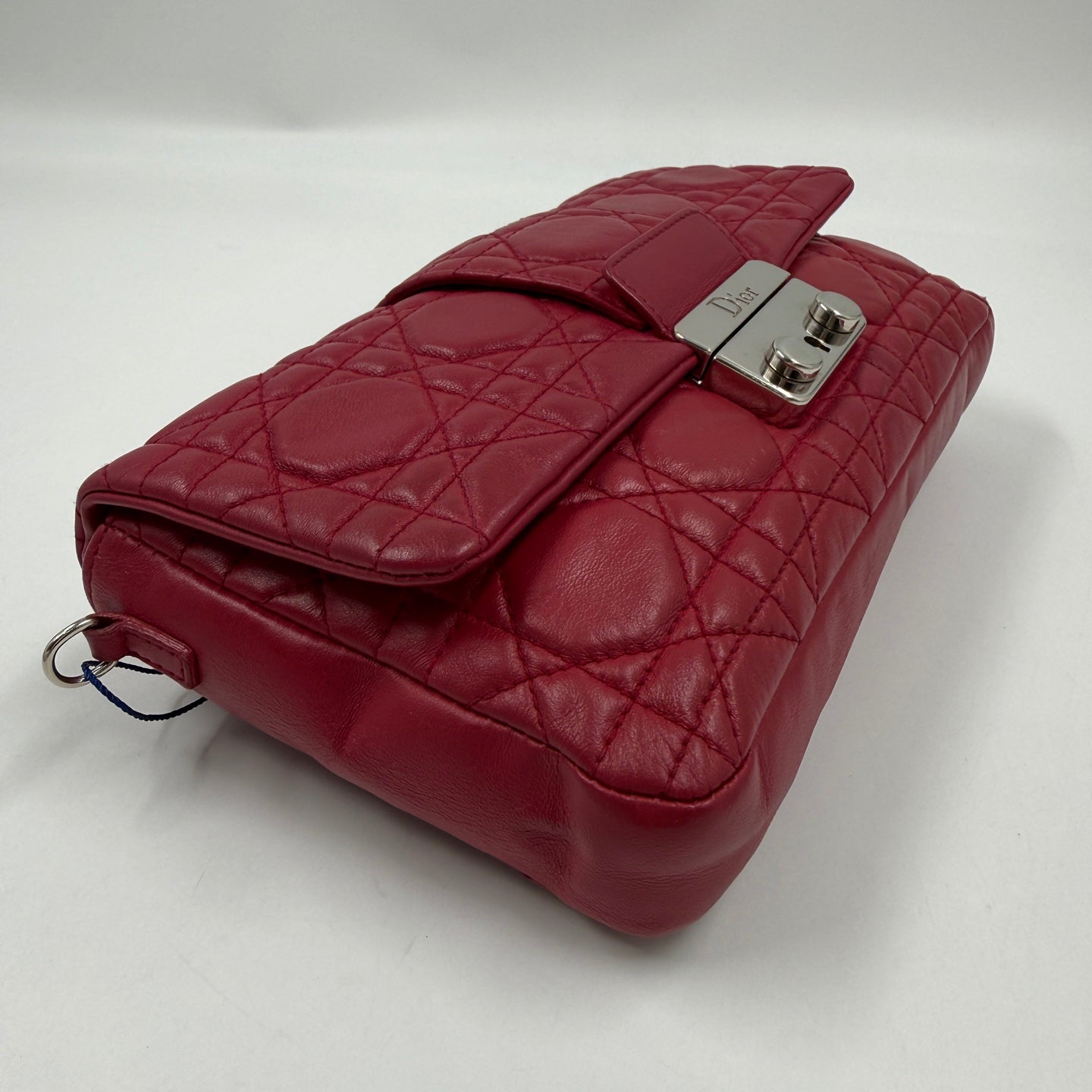 Dior Miss Dior Promenade Pouch Cannage Red Lambskin