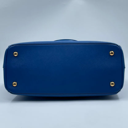 Prada Large Galleria Bag In Saffiano Lux Leather Bluette (Royal Blue)