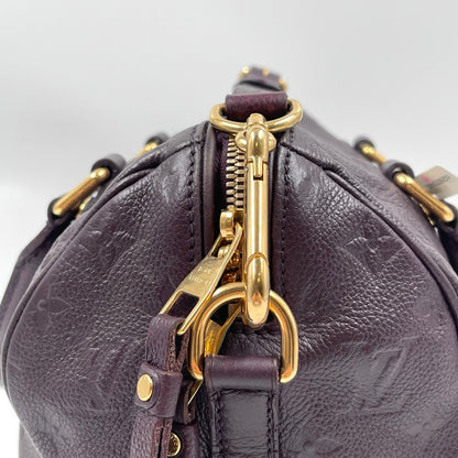 Louis Vuitton Monogram Empreinte Speedy Bandouliere 25 In Aube