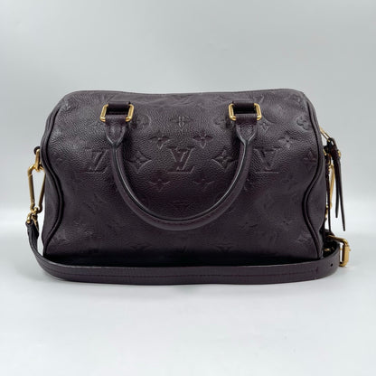 Louis Vuitton Monogram Empreinte Speedy Bandouliere 25 In Aube