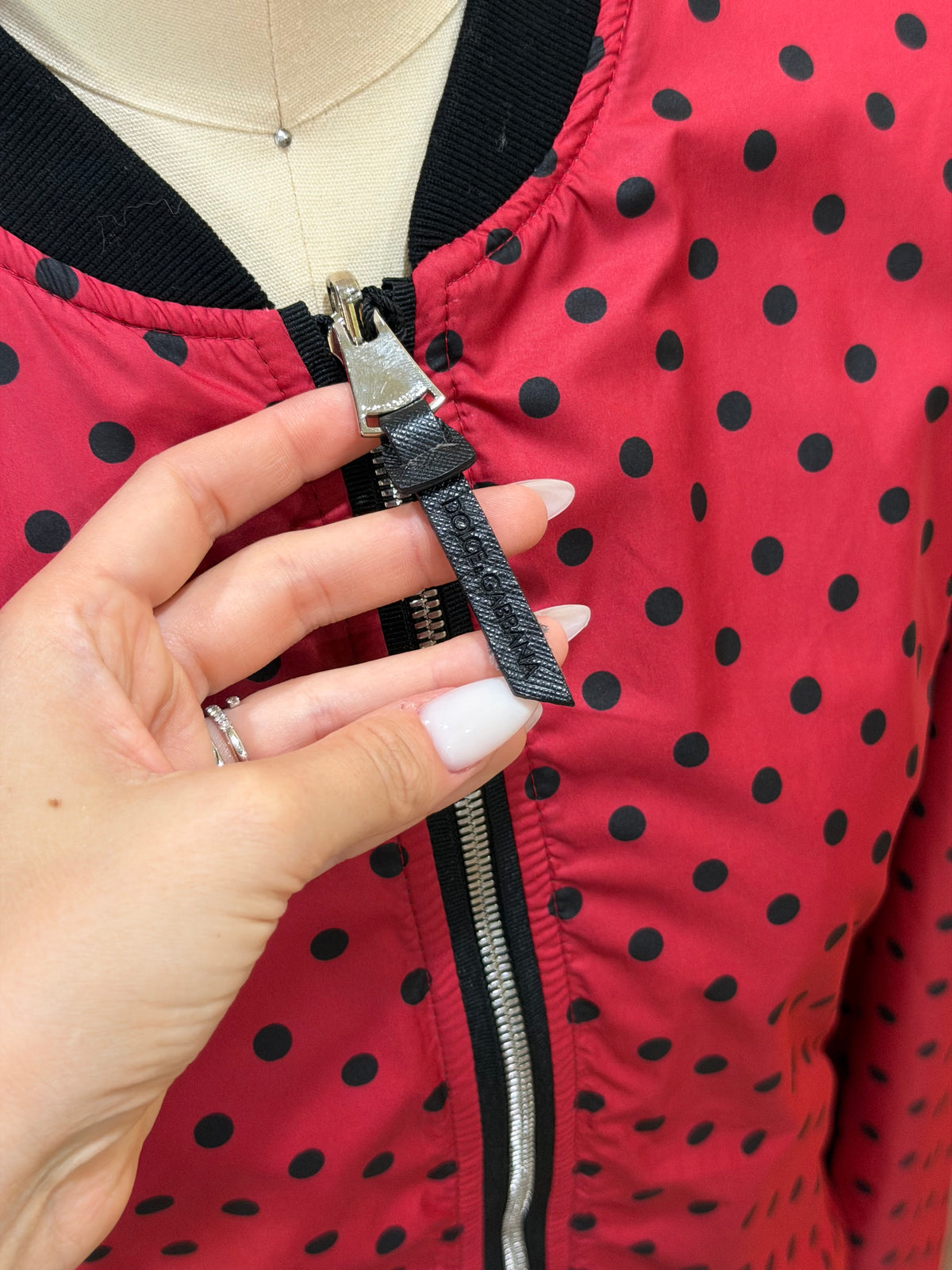 Dolce & Gabbana Reversible Polka-Dot Jacket