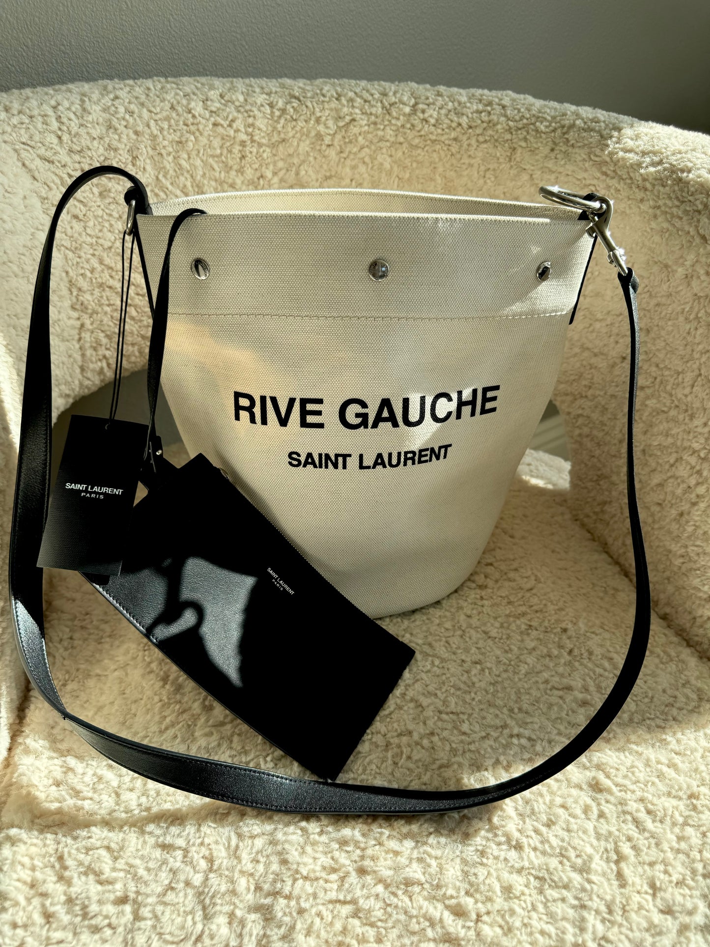 SAINT LAURENT RIVE GAUCHE BUCKET BAG