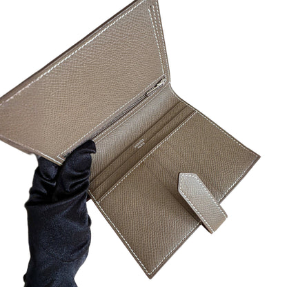 HERMES Epsom Bearn Card Holder Wallet