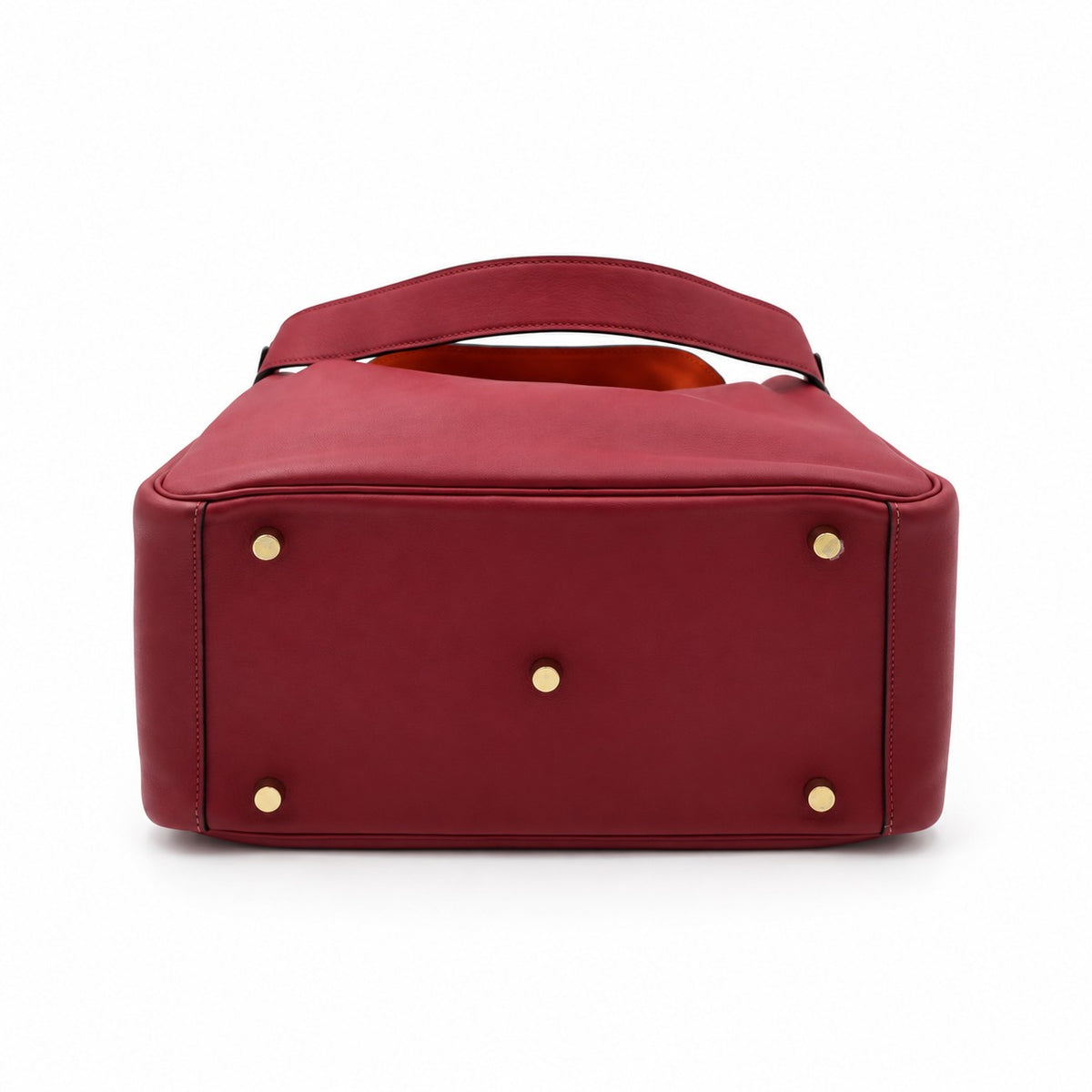 Hermès Leather Lindy 30 Bag Burgundy SHW