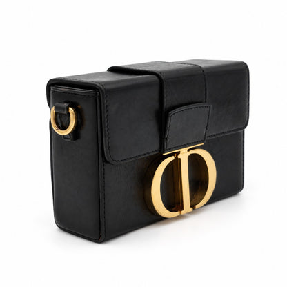 Dior Box Calfskin 30 Montaigne Box Bag Black GHW