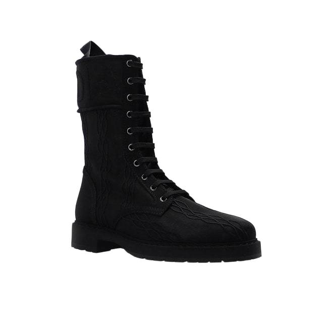 FENDI BLACK ANKLE BOOTS WITH LOGO