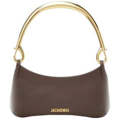 JACQUEMUS Brown Le Raphia 'Le Bisou Mousqueton' Bag