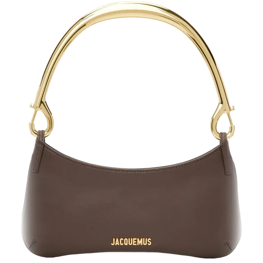 JACQUEMUS Brown Le Raphia 'Le Bisou Mousqueton' Bag