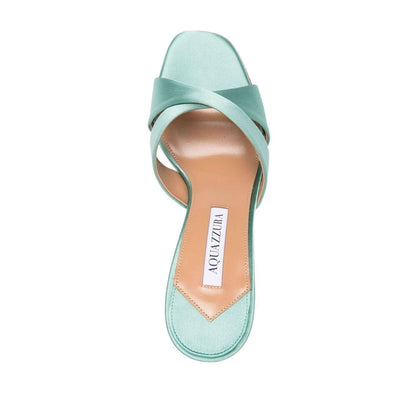AQUAZZURA 105mm open-toe mules