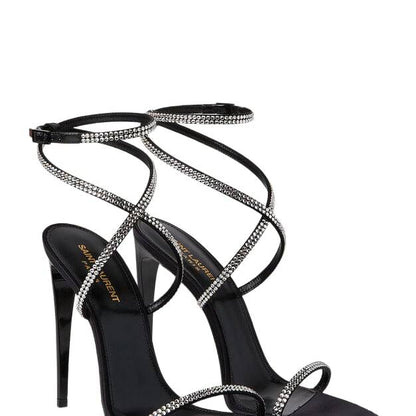 SAINT LAURENT Georgia Sandals In Black