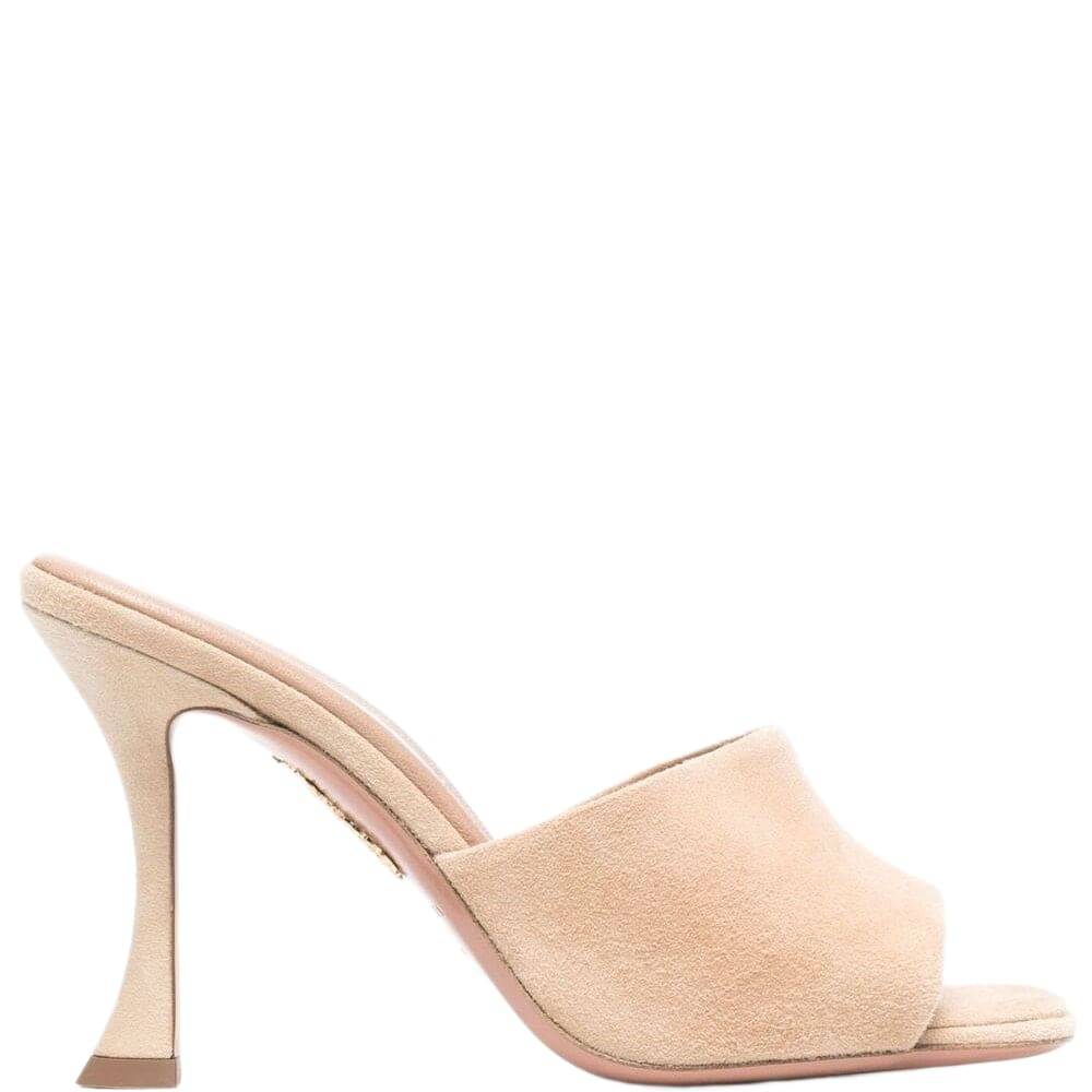 AQUAZZURA Violette 95mm mules