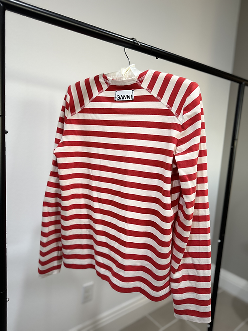 GANNI Stripes Long Sleeves