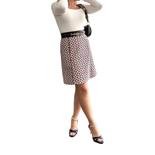 Gucci Leather Details Skirt