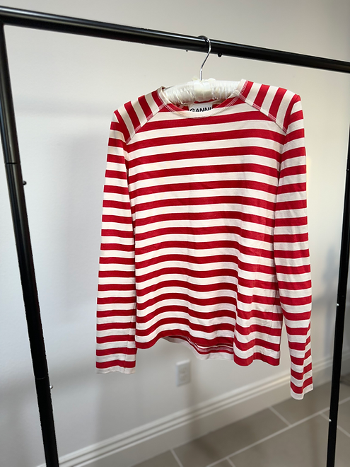 GANNI Stripes Long Sleeves