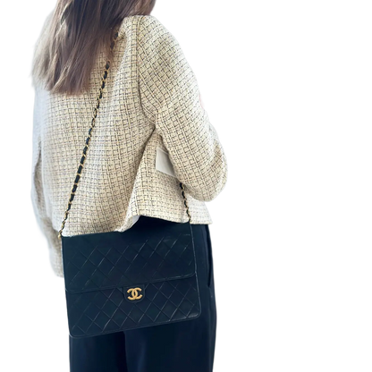 CHANEL Vintage Quilted Matelasse 25 Chain Shoulder Bag