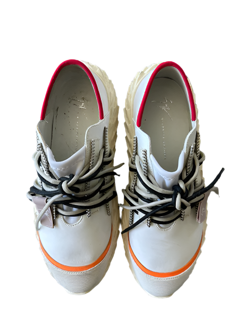 GIUSEPPE ZANOTTI White Leather Sneakers