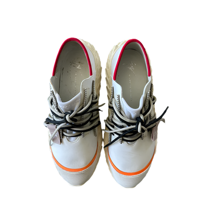GIUSEPPE ZANOTTI White Leather Sneakers